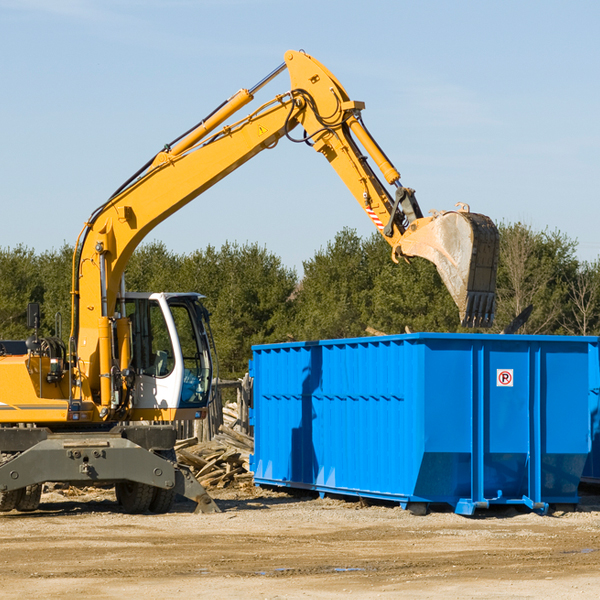 what size residential dumpster rentals are available in Georgetown Florida